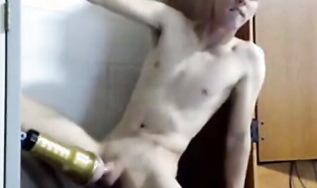 Big Cock Guy's Solo Sex Toy Session