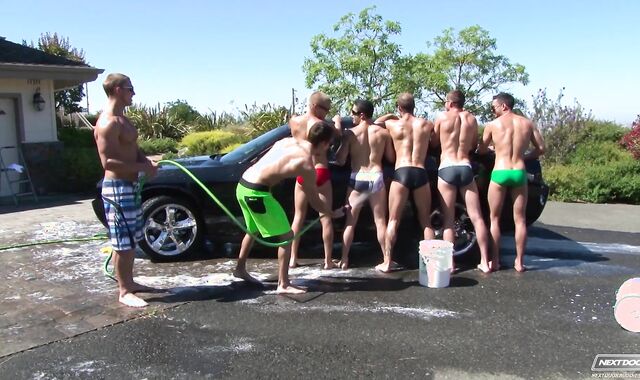 Next Door Homies: A Carwash Total of Carnal Delectations