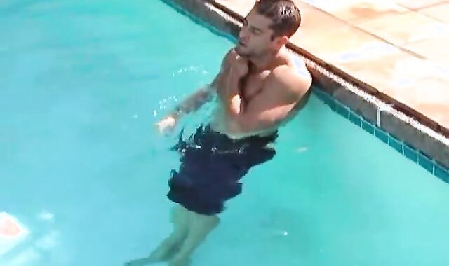 Cody Cummings: Jerking Cody in the Pool