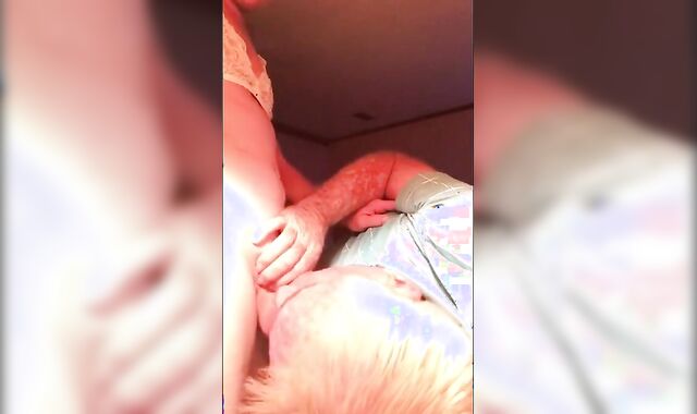Skinny Amateur Gets Daddy's Attention