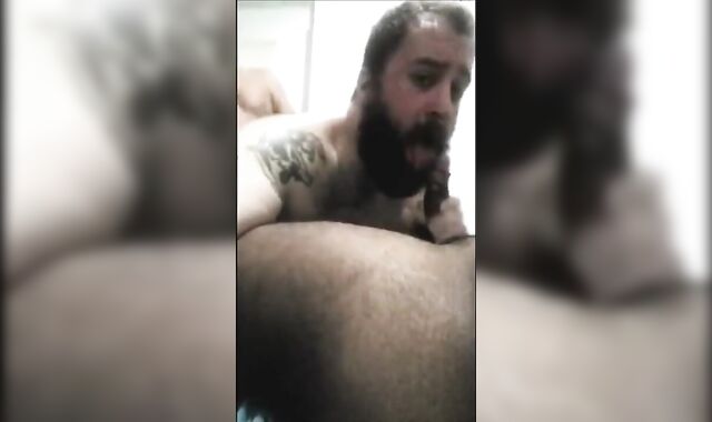 Otter With 2 dark Hairy men