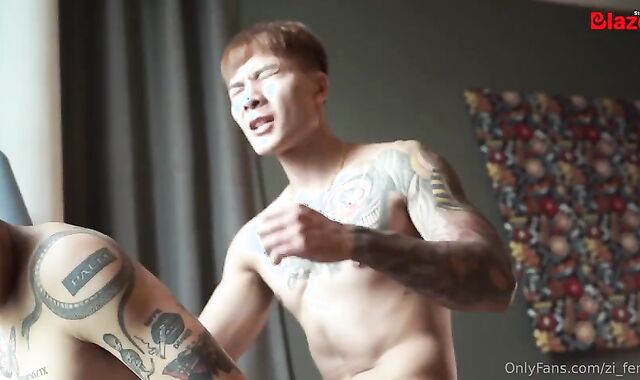 oriental Taiwanese Zi Feng bonks Thai Pun