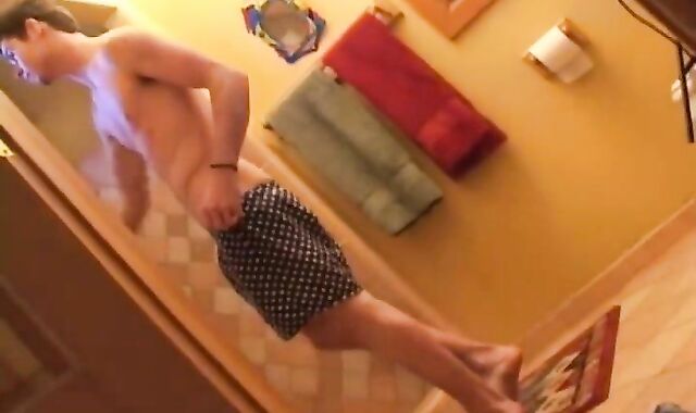 Next Door Masculine: Moist and Willing: Brett in the Douche