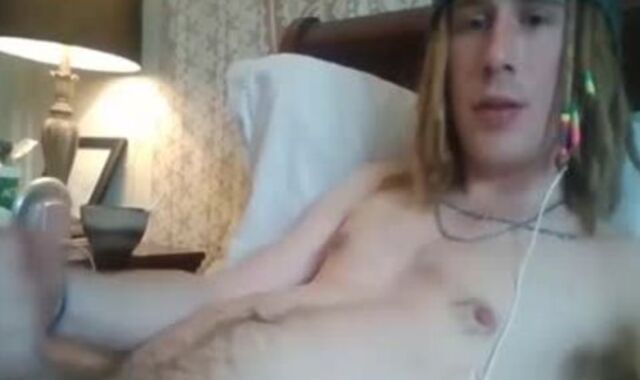 youthfull twunk Wanks Off whilst Being Filmed