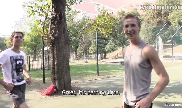Czech Hunter: 2 Boys Pull out Cravings