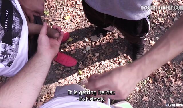 Czech Hunter: 2 Boys Pull out Cravings