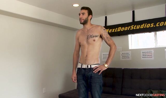 NextDoorCasting - Pierced Brian Adams has big meatpipe