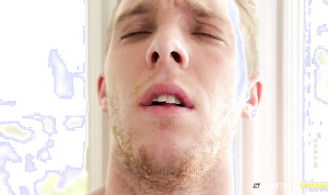 Next Door Masculine - Platinum-blonde hair James smashing