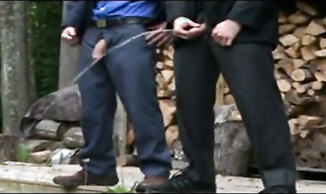 Woodshed pee And smashing