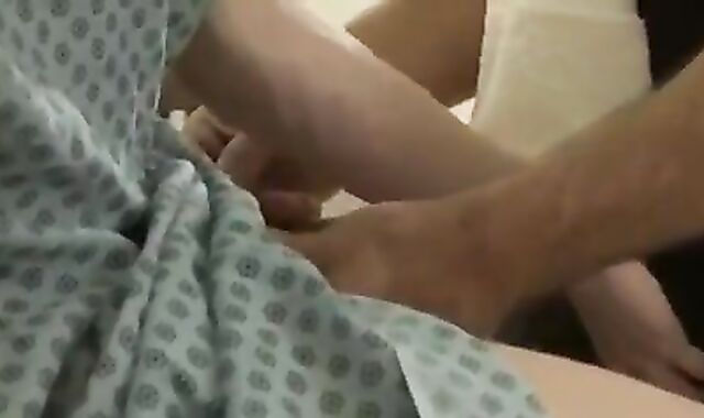 Not Father Medic Providing Not His Sonny, Health Check.