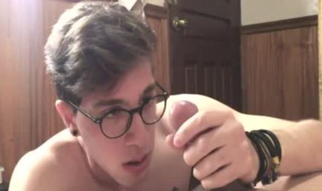 Nerdy Arthur Joseph gets A giant sausage Surprise In His Guest room