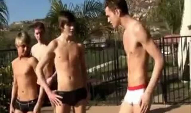 lovable teenies Toying And boning After Poolparty