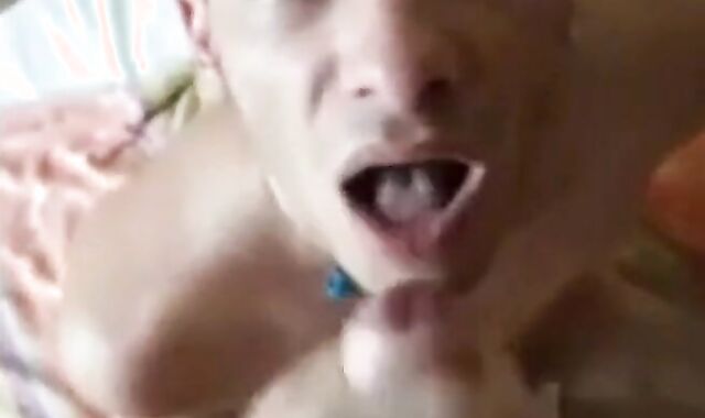 Amateur Bukkake Blowjob with Cum-Hungry Men 2