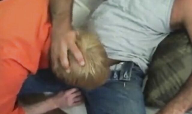 Redhead Gay Blows Straight Silver Fox in NYC