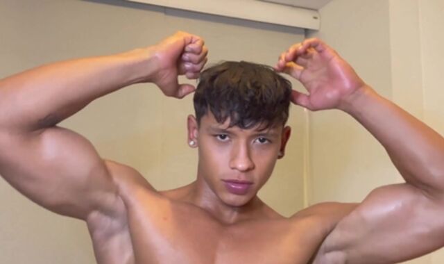 EastBoys.com - POINT OF VIEW noisy fucky-fucky as well as bulky latino fledgling