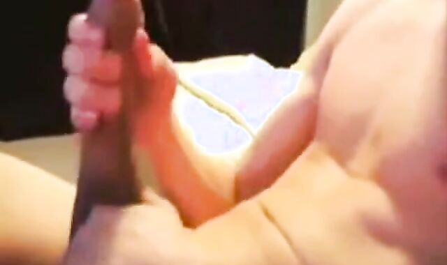 Skinny Twink Strokes His Big Cock Solo 2