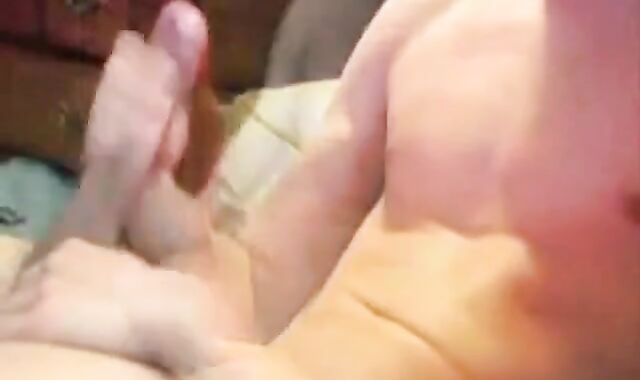 Skinny Twink Strokes His Big Cock Solo 2