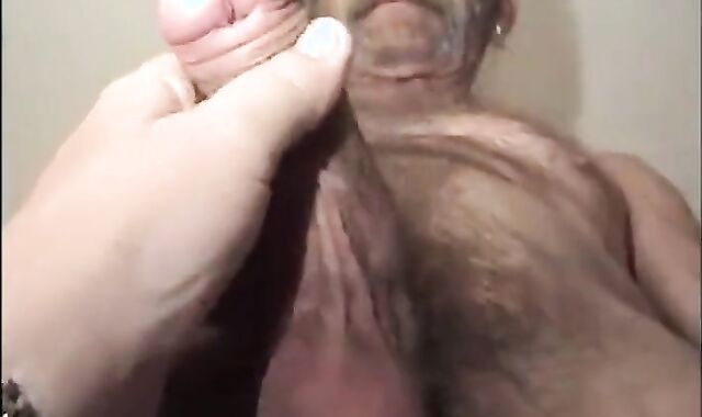Hairy Worker Uncut Bareback Outdoors