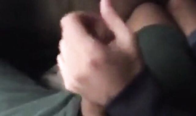Stranger Handjob on a Public Bus - Big Cock Cums Outdoors 2