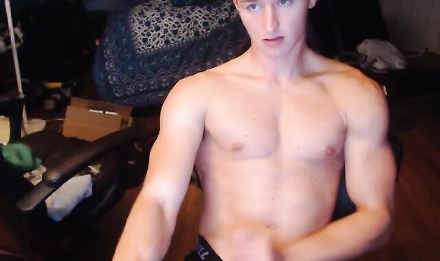 Fit twunk Knocks On Out