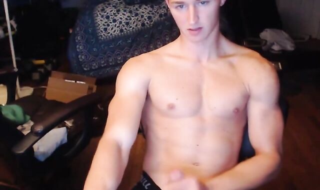 Fit twunk Knocks On Out