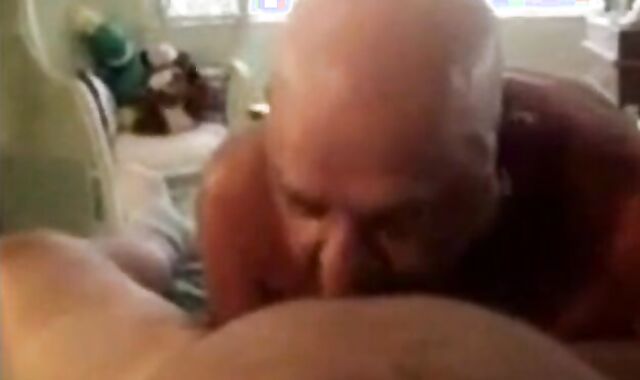 Grandpas Big Cock Blowjob 2
