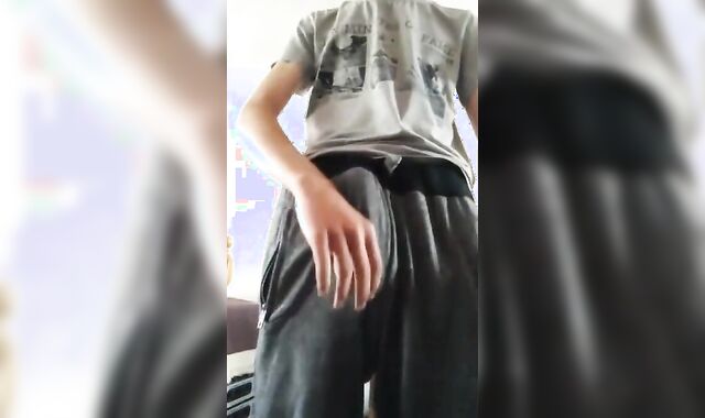 Hungarian Stud Strokes His Big Cock