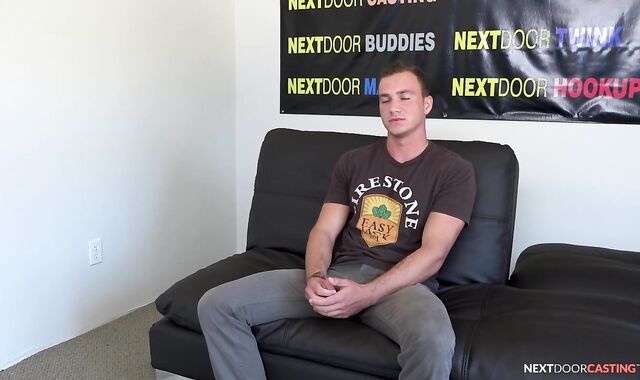 Next Door Audition - Brown-haired Logan Thomas enjoys stiff slamming