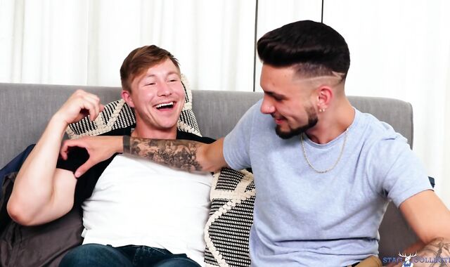 Stagcollective: Caucasian Maksim Johnson need point of view anal invasion fuckfest