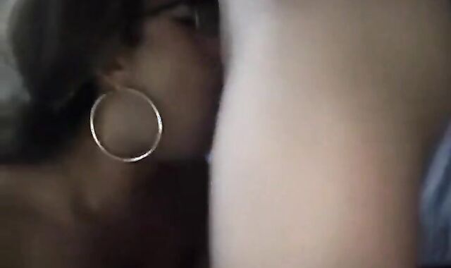 Hot Latina Crossdresser Blowjob