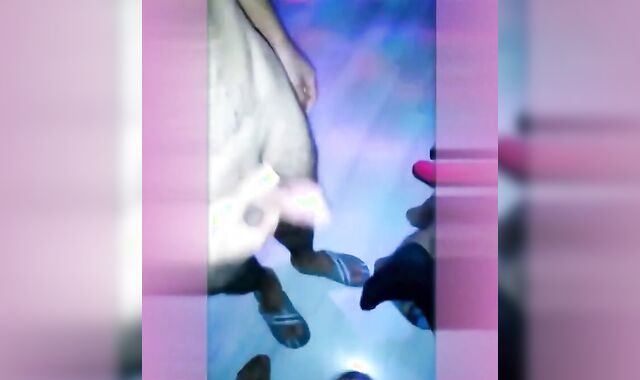 Bareback Gangbang with Turkish Crossdresser