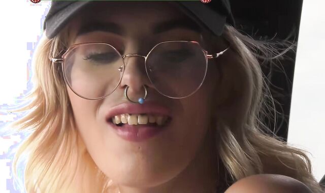 Picked up a horny tgirl hitchhiker today