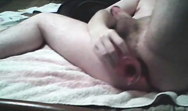 Hands-Free Anal Orgasm with Dildo for Twink 2