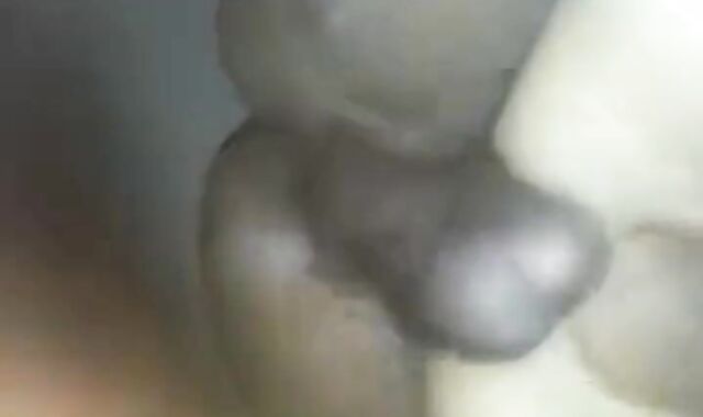 Black Bareback Amateur Cums in Ass