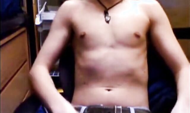 Skinny College Twink Strips and Jerks Off After Finals 3