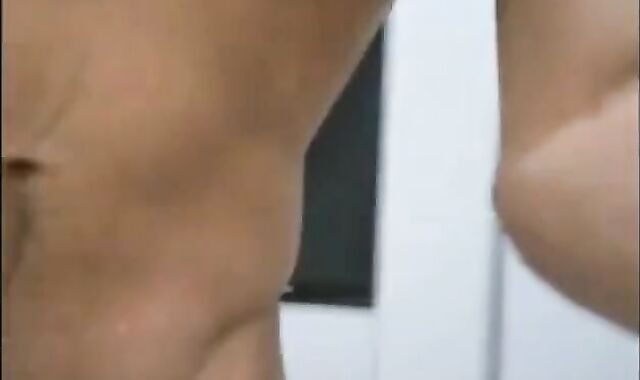 Asian Muscle Hunk Cums Twice