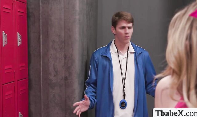 OMG what are you two doing in locker room