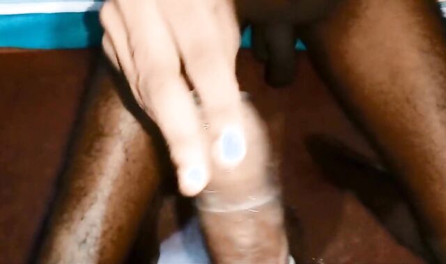 Asian Amateur Cums on His Chest