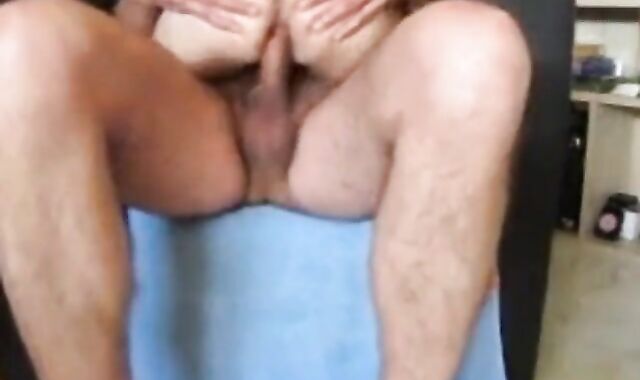 Bareback Riding Daddy's Cock