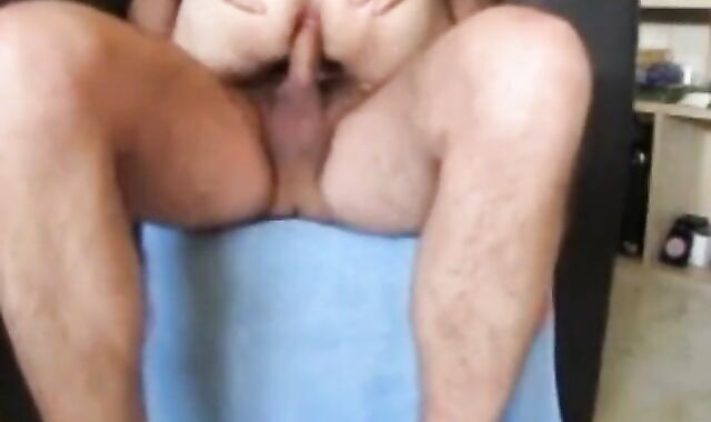 Bareback Riding Daddy's Cock