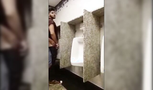 Breeding a Slut: Bareback in a Public Bathroom Orgy 3