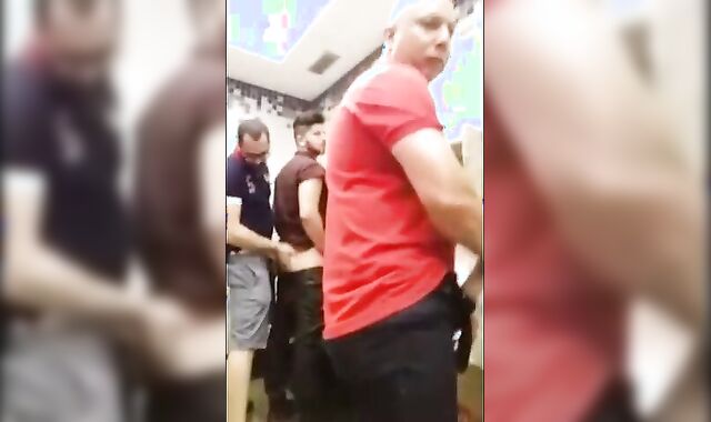 Breeding a Slut: Bareback in a Public Bathroom Orgy 3