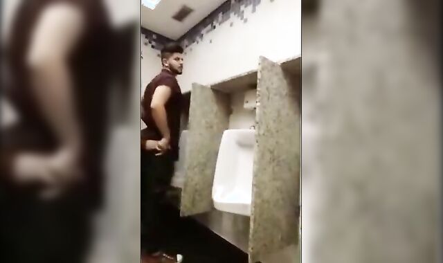 Breeding a Slut: Bareback in a Public Bathroom Orgy 3