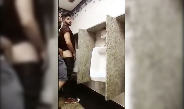 Breeding a Slut: Bareback in a Public Bathroom Orgy 3