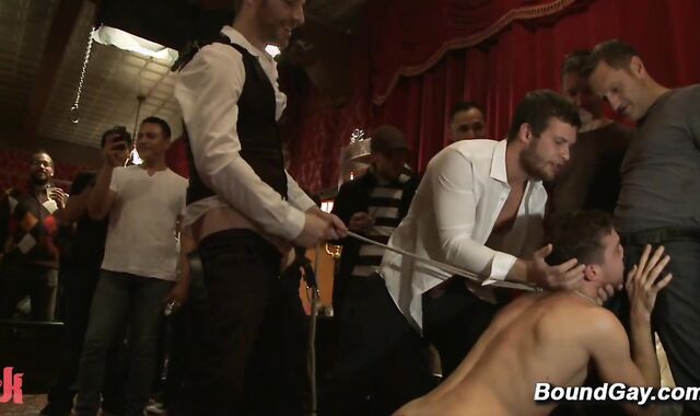 Blindfolded Stud Thanksgiving Orgy