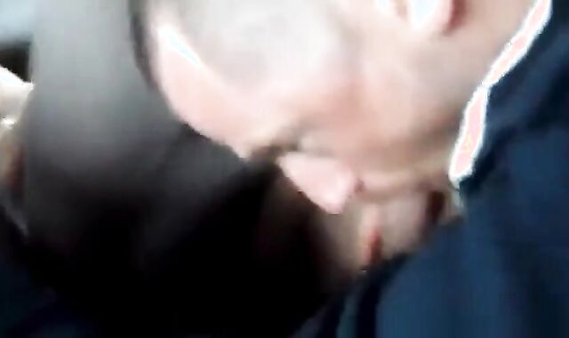 Old-Young Blowjob in a Taxi 3