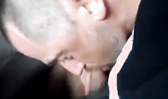 Old-Young Blowjob in a Taxi 3