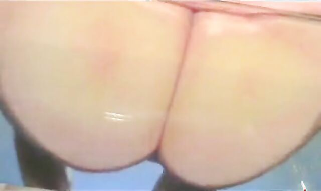 Rubbing My Big Fat Oily Ass on a Glass Table 3