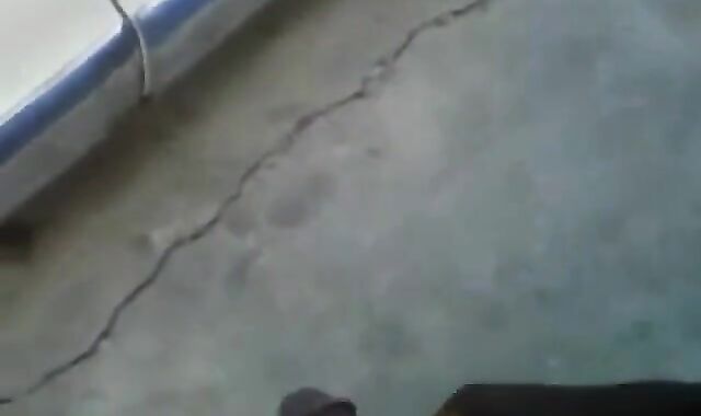 Huge Black Cock Masturbating and Cumming Outdoors