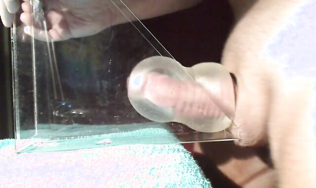 Daddy's Fleshlight Gets Filled with a Huge Load